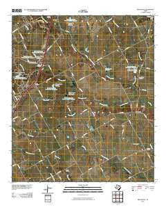 Bruceville Texas Historical topographic map, 1:24000 scale, 7.5 X 7.5 Minute, Year 2010