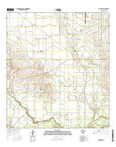 Brundage Texas Current topographic map, 1:24000 scale, 7.5 X 7.5 Minute, Year 2016