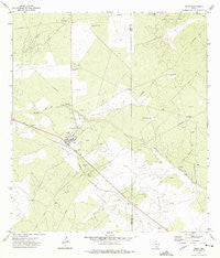 Bruni Texas Historical topographic map, 1:24000 scale, 7.5 X 7.5 Minute, Year 1972