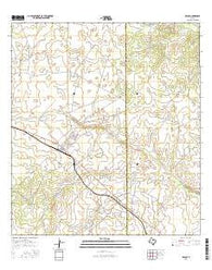 Bruni Texas Current topographic map, 1:24000 scale, 7.5 X 7.5 Minute, Year 2016
