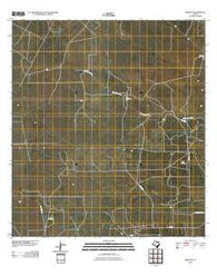Bruni SE Texas Historical topographic map, 1:24000 scale, 7.5 X 7.5 Minute, Year 2010