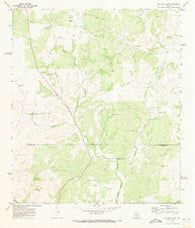 Brushy Draw Texas Historical topographic map, 1:24000 scale, 7.5 X 7.5 Minute, Year 1970
