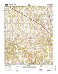 Brushy Mound Texas Current topographic map, 1:24000 scale, 7.5 X 7.5 Minute, Year 2016