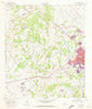 Bryan West Texas Historical topographic map, 1:24000 scale, 7.5 X 7.5 Minute, Year 1962