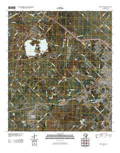 Bryan West Texas Historical topographic map, 1:24000 scale, 7.5 X 7.5 Minute, Year 2010