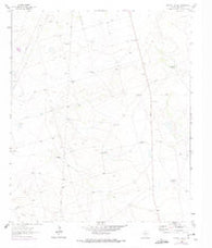 Bryans Ranch Texas Historical topographic map, 1:24000 scale, 7.5 X 7.5 Minute, Year 1964