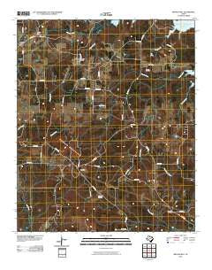 Bryans Mill Texas Historical topographic map, 1:24000 scale, 7.5 X 7.5 Minute, Year 2010