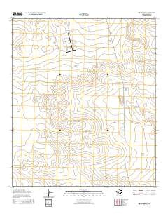 Bryant Ranch Texas Historical topographic map, 1:24000 scale, 7.5 X 7.5 Minute, Year 2014