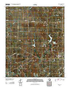 Bryson Texas Historical topographic map, 1:24000 scale, 7.5 X 7.5 Minute, Year 2010