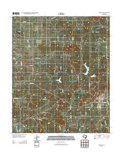 Bryson Texas Historical topographic map, 1:24000 scale, 7.5 X 7.5 Minute, Year 2012