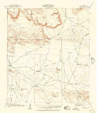 Buck Hill Texas Historical topographic map, 1:62500 scale, 15 X 15 Minute, Year 1917