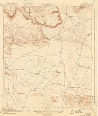 Buck Hill Texas Historical topographic map, 1:62500 scale, 15 X 15 Minute, Year 1925