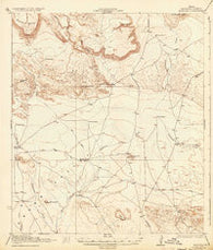 Buck Hill Texas Historical topographic map, 1:62500 scale, 15 X 15 Minute, Year 1925