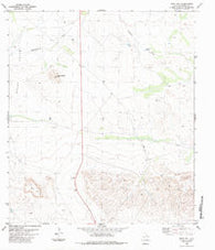 Buck Hill Texas Historical topographic map, 1:24000 scale, 7.5 X 7.5 Minute, Year 1983