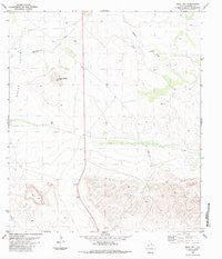 Buck Hill Texas Historical topographic map, 1:24000 scale, 7.5 X 7.5 Minute, Year 1983