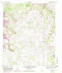 Buck Mountain Texas Historical topographic map, 1:24000 scale, 7.5 X 7.5 Minute, Year 1961