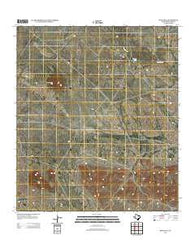 Buck Hill Texas Historical topographic map, 1:24000 scale, 7.5 X 7.5 Minute, Year 2012
