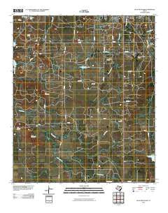 Buck Mountain Texas Historical topographic map, 1:24000 scale, 7.5 X 7.5 Minute, Year 2010