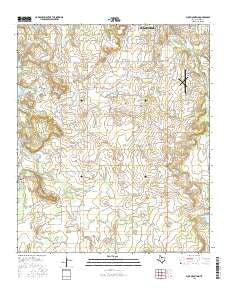Buck Mountain Texas Current topographic map, 1:24000 scale, 7.5 X 7.5 Minute, Year 2016