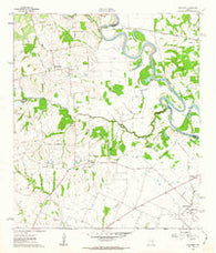 Buckhorn Texas Historical topographic map, 1:24000 scale, 7.5 X 7.5 Minute, Year 1962