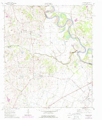 Buckhorn Texas Historical topographic map, 1:24000 scale, 7.5 X 7.5 Minute, Year 1962