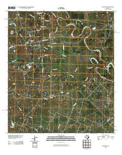 Buckhorn Texas Historical topographic map, 1:24000 scale, 7.5 X 7.5 Minute, Year 2010