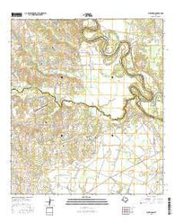 Buckhorn Texas Current topographic map, 1:24000 scale, 7.5 X 7.5 Minute, Year 2016