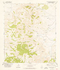 Buckhorn Mountain Texas Historical topographic map, 1:24000 scale, 7.5 X 7.5 Minute, Year 1978