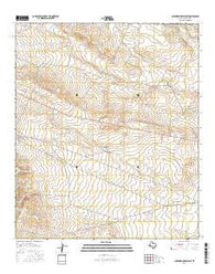 Buckhorn Draw East Texas Current topographic map, 1:24000 scale, 7.5 X 7.5 Minute, Year 2016