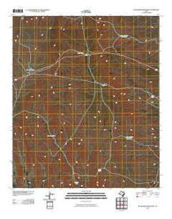Buckhorn Draw West Texas Historical topographic map, 1:24000 scale, 7.5 X 7.5 Minute, Year 2010