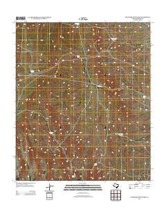 Buckhorn Draw West Texas Historical topographic map, 1:24000 scale, 7.5 X 7.5 Minute, Year 2012
