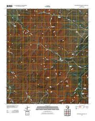 Buckhorn Mountain Texas Historical topographic map, 1:24000 scale, 7.5 X 7.5 Minute, Year 2010