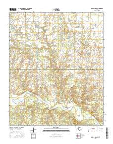 Buckle L Ranch Texas Current topographic map, 1:24000 scale, 7.5 X 7.5 Minute, Year 2016