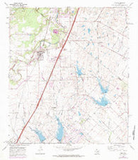 Buda Texas Historical topographic map, 1:24000 scale, 7.5 X 7.5 Minute, Year 1968