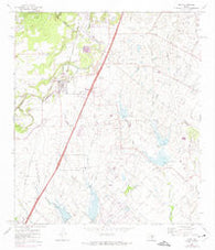 Buda Texas Historical topographic map, 1:24000 scale, 7.5 X 7.5 Minute, Year 1968