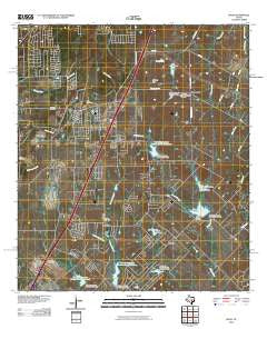 Buda Texas Historical topographic map, 1:24000 scale, 7.5 X 7.5 Minute, Year 2010