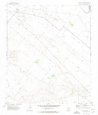 Buena Vista NE Texas Historical topographic map, 1:24000 scale, 7.5 X 7.5 Minute, Year 1972