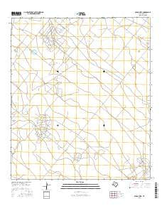 Buena Vista Texas Current topographic map, 1:24000 scale, 7.5 X 7.5 Minute, Year 2016