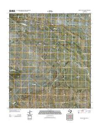 Buena Vista NE Texas Historical topographic map, 1:24000 scale, 7.5 X 7.5 Minute, Year 2012