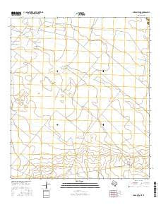 Buena Vista NE Texas Current topographic map, 1:24000 scale, 7.5 X 7.5 Minute, Year 2016