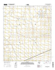 Buena Vista SW Texas Current topographic map, 1:24000 scale, 7.5 X 7.5 Minute, Year 2016