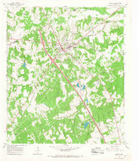 Buffalo Texas Historical topographic map, 1:24000 scale, 7.5 X 7.5 Minute, Year 1965