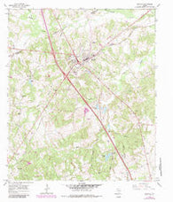 Buffalo Texas Historical topographic map, 1:24000 scale, 7.5 X 7.5 Minute, Year 1965