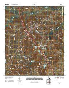 Buffalo Texas Historical topographic map, 1:24000 scale, 7.5 X 7.5 Minute, Year 2010