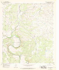 Buffalo Bluff Texas Historical topographic map, 1:24000 scale, 7.5 X 7.5 Minute, Year 1967