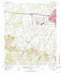 Buffalo Gap Texas Historical topographic map, 1:62500 scale, 15 X 15 Minute, Year 1957