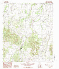 Buffalo Gap Texas Historical topographic map, 1:24000 scale, 7.5 X 7.5 Minute, Year 1984
