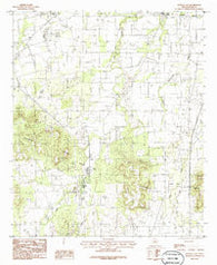 Buffalo Gap Texas Historical topographic map, 1:24000 scale, 7.5 X 7.5 Minute, Year 1984