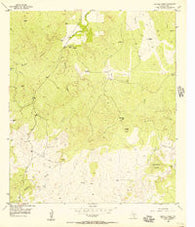 Buffalo Knob Texas Historical topographic map, 1:24000 scale, 7.5 X 7.5 Minute, Year 1955