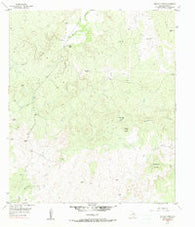 Buffalo Knob Texas Historical topographic map, 1:24000 scale, 7.5 X 7.5 Minute, Year 1955
